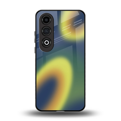 Aqua Sunset back phone cover | glass case for oneplus nord ce 4