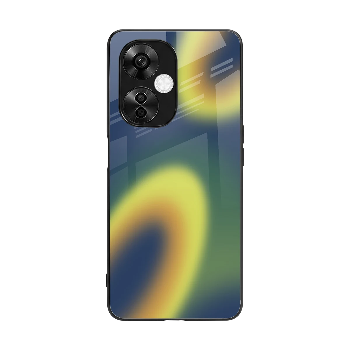 Aqua Sunset back phone cover | glass case for oneplus nord ce 3 lite