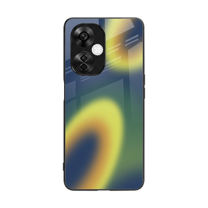 Aqua Sunset back phone cover | glass case for oneplus nord ce 3 lite