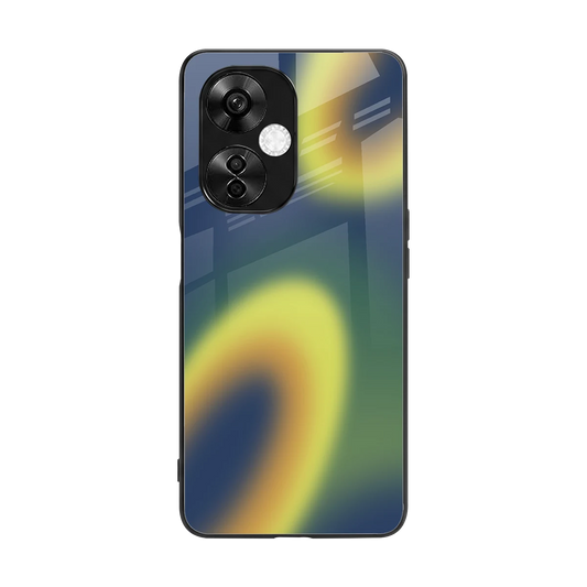 Aqua Sunset back phone cover | glass case for oneplus nord ce 3 lite