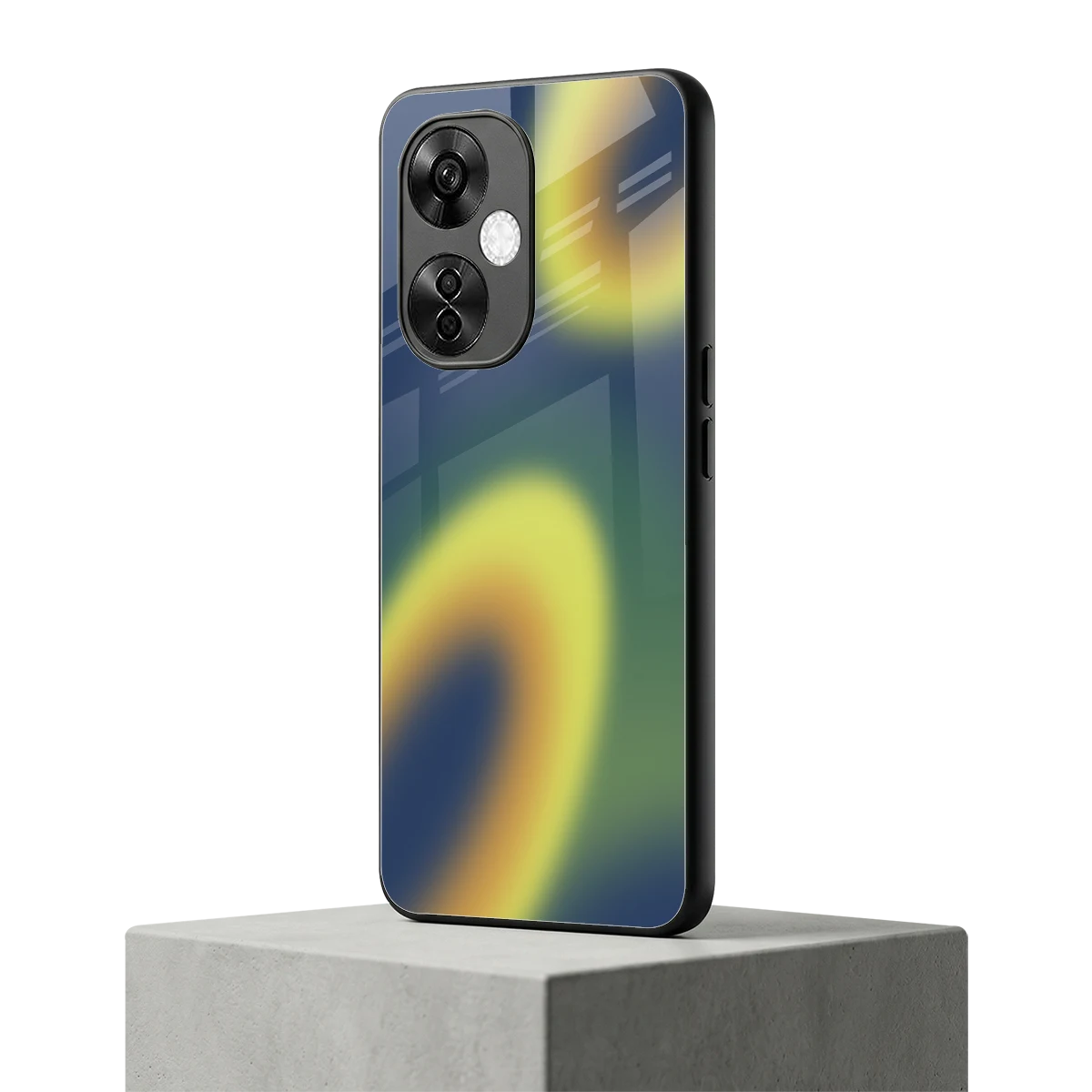 Aqua Sunset oneplus nord ce 3 lite mobile cover | shockproof glass phone case