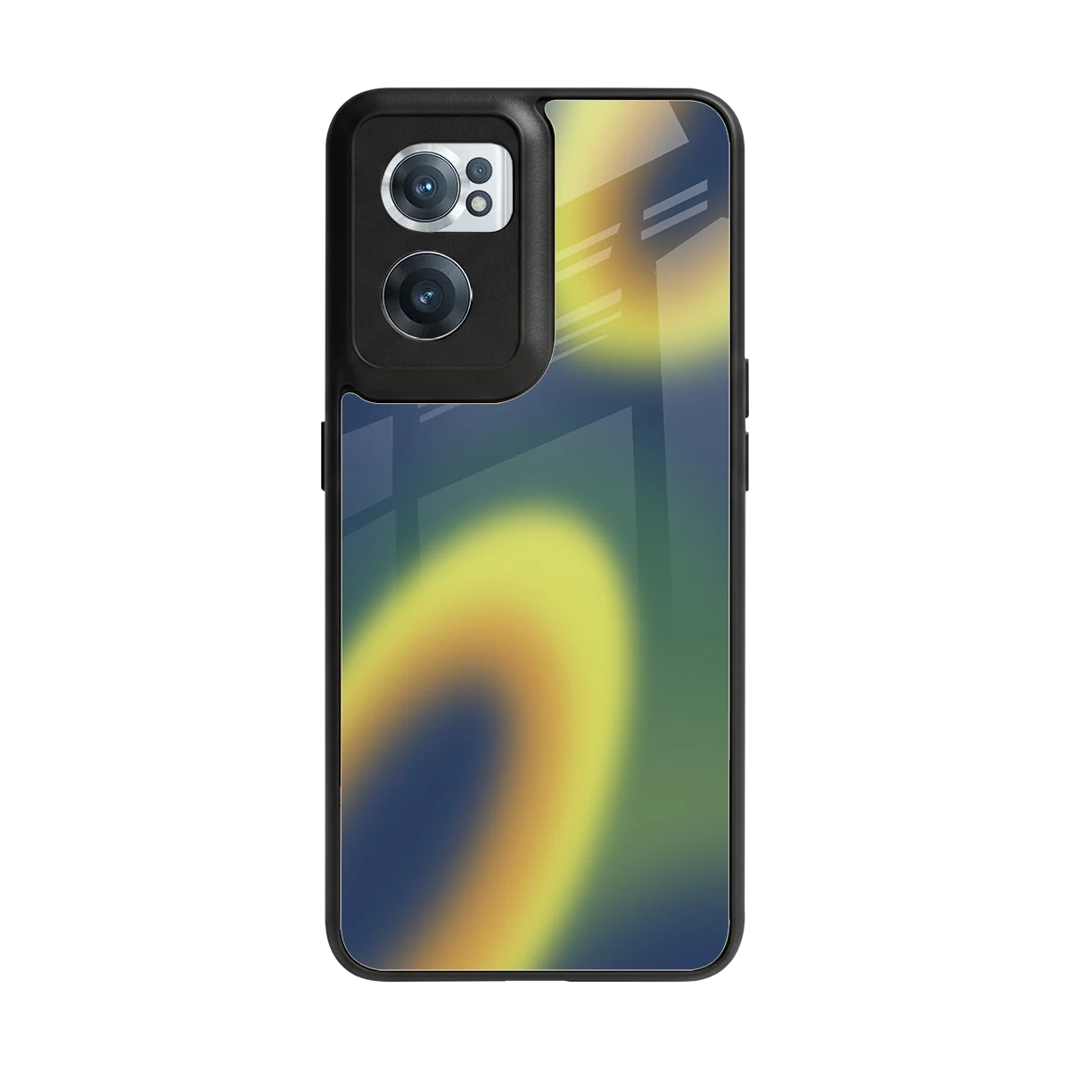 Aqua Sunset back phone cover | glass case for oneplus nord ce 2