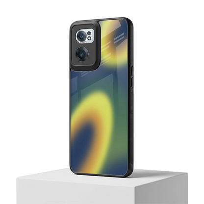 Aqua Sunset oneplus nord ce 2 mobile cover | shockproof glass phone case