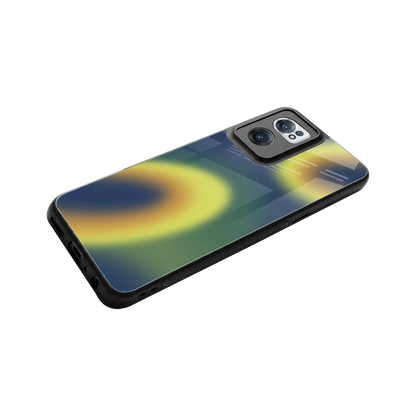 Aqua Sunset stylish phone case for oneplus nord ce 2 | glossy glass and slim fit