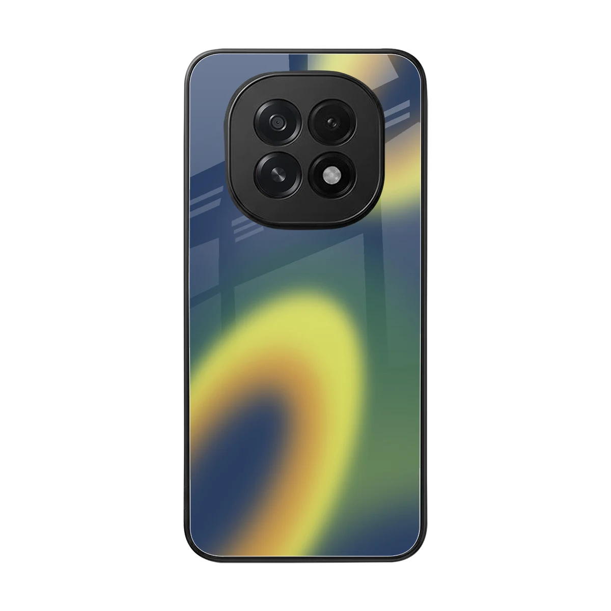 Aqua Sunset back phone cover | glass case for oppo f29 5g