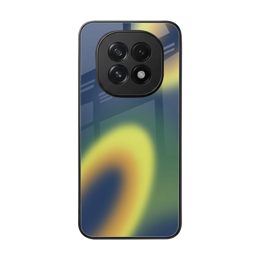 Aqua Sunset back phone cover | glass case for oppo f29 5g