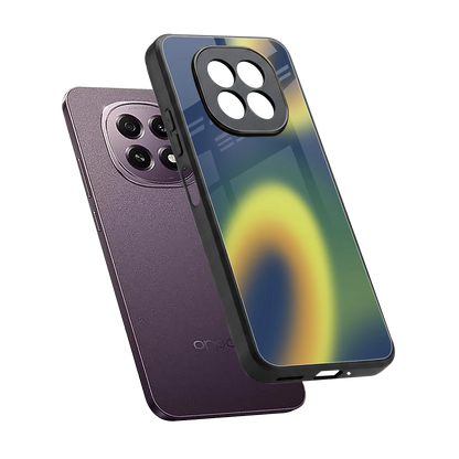 Aqua Sunset sleek oppo f29 5g cover with tempered glass back and TPU edges