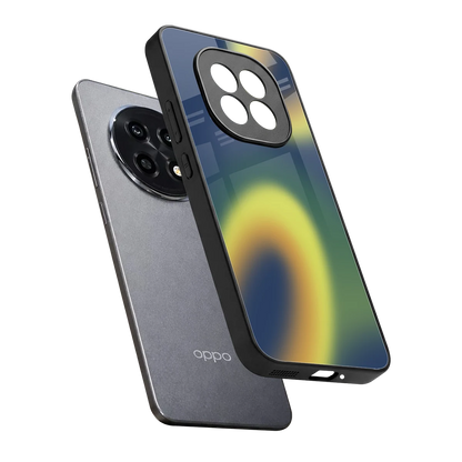 Aqua Sunset sleek oppo f29 pro 5g cover with tempered glass back and TPU edges