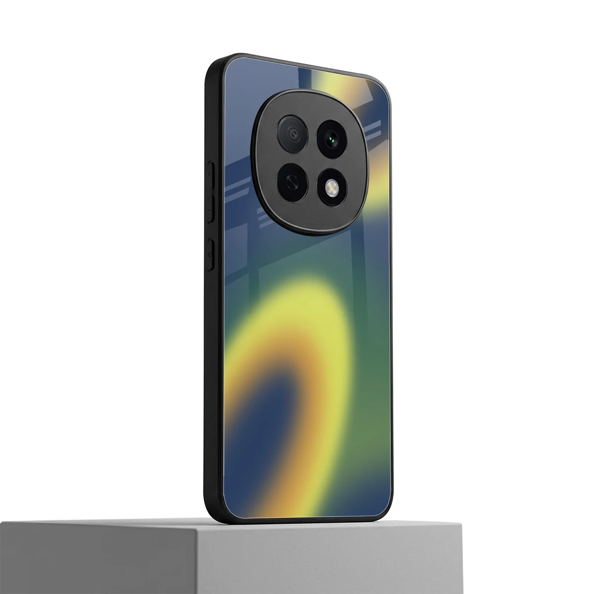 Aqua Sunset oppo f29 pro 5g mobile cover | shockproof glass phone case