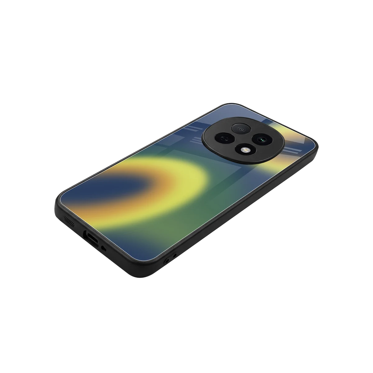 Aqua Sunset stylish phone case for oppo f29 pro 5g | glossy glass and slim fit