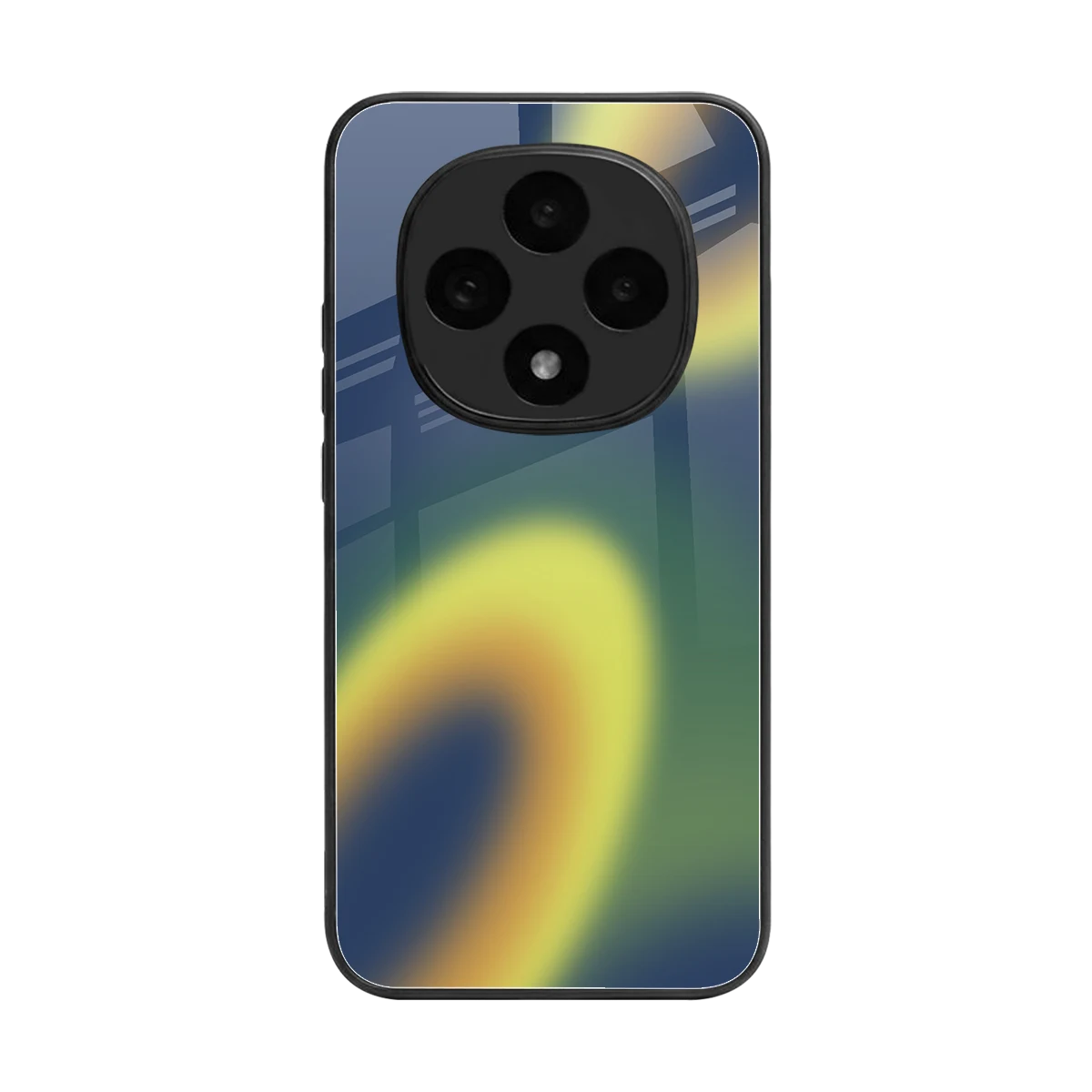 Aqua Sunset back phone cover | glass case for oppo f31 pro 5g