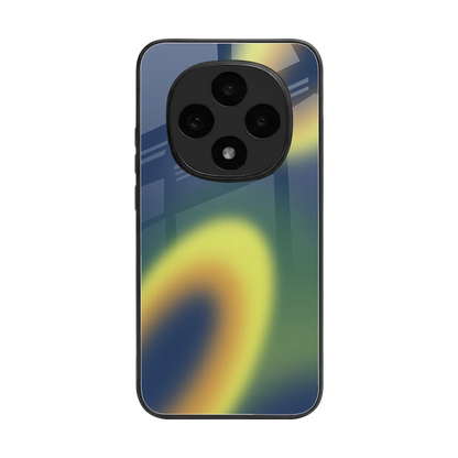 Aqua Sunset back phone cover | glass case for oppo f31 pro 5g