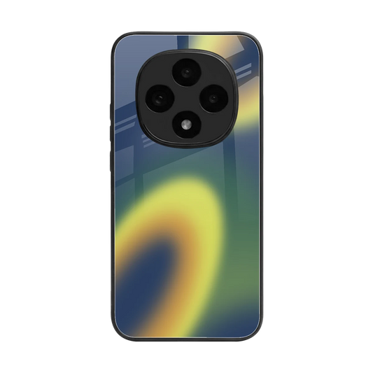 Aqua Sunset back phone cover | glass case for oppo f31 pro 5g