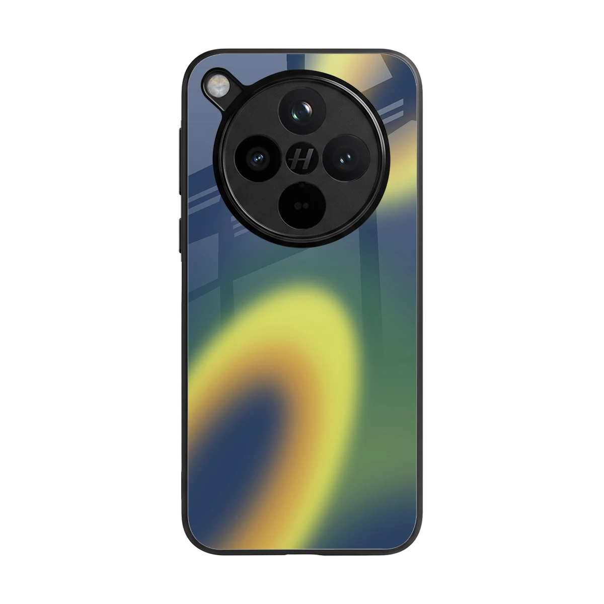 Aqua Sunset back phone cover | glass case for oppo find x8