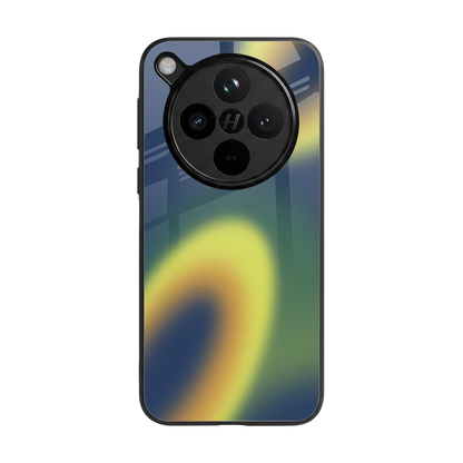 Aqua Sunset back phone cover | glass case for oppo find x8