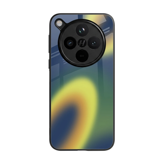 Aqua Sunset back phone cover | glass case for oppo find x8