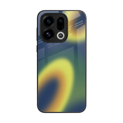 Aqua Sunset back phone cover | glass case for oppo find x9