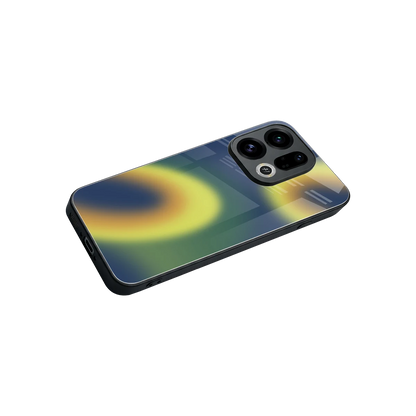 Aqua Sunset stylish phone case for oppo find x9 | glossy glass and slim fit