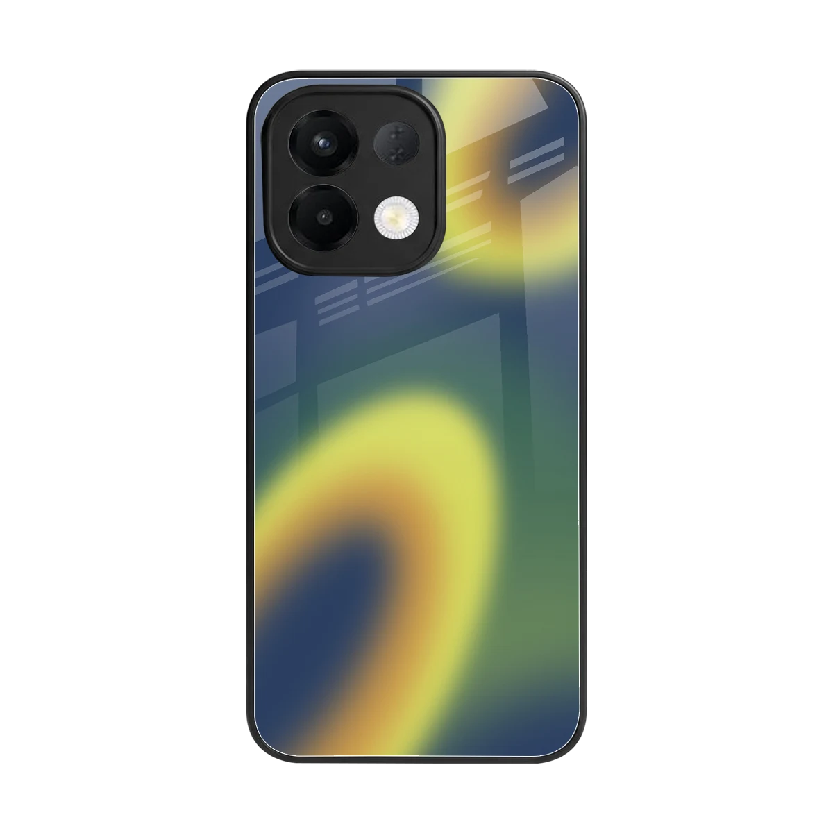 Aqua Sunset back phone cover | glass case for oppo k13 5g