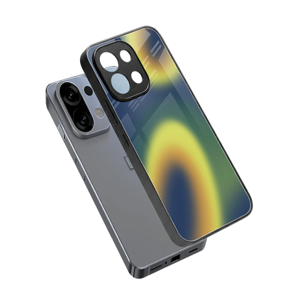Aqua Sunset sleek oppo k13 5g cover with tempered glass back and TPU edges