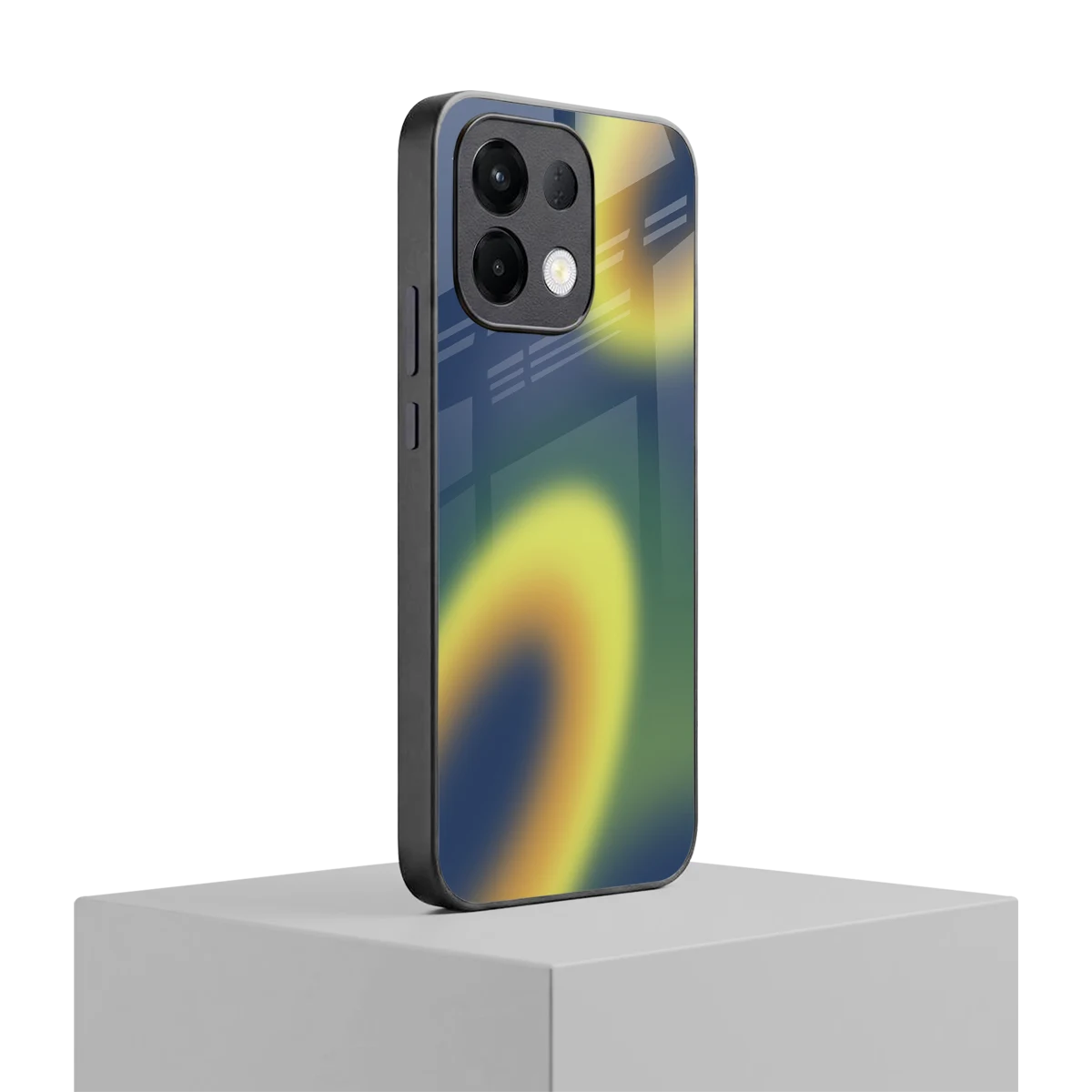 Aqua Sunset oppo k13 5g mobile cover | shockproof glass phone case