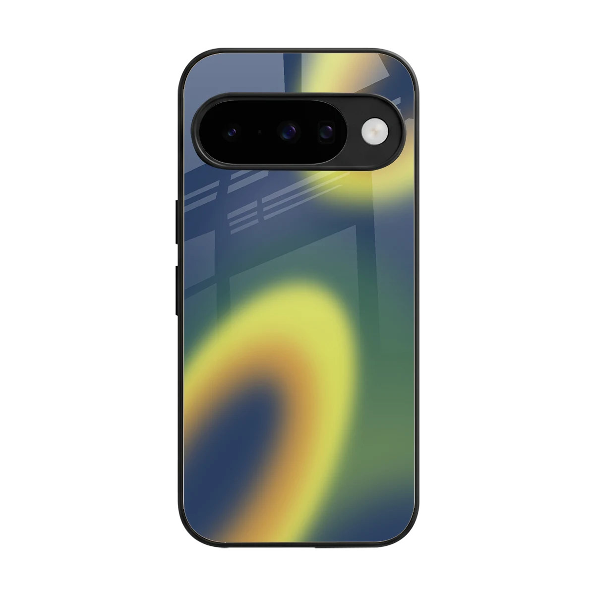 Aqua Sunset back phone cover | glass case for google pixel 10