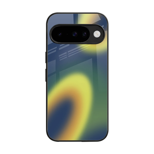 Aqua Sunset back phone cover | glass case for google pixel 10