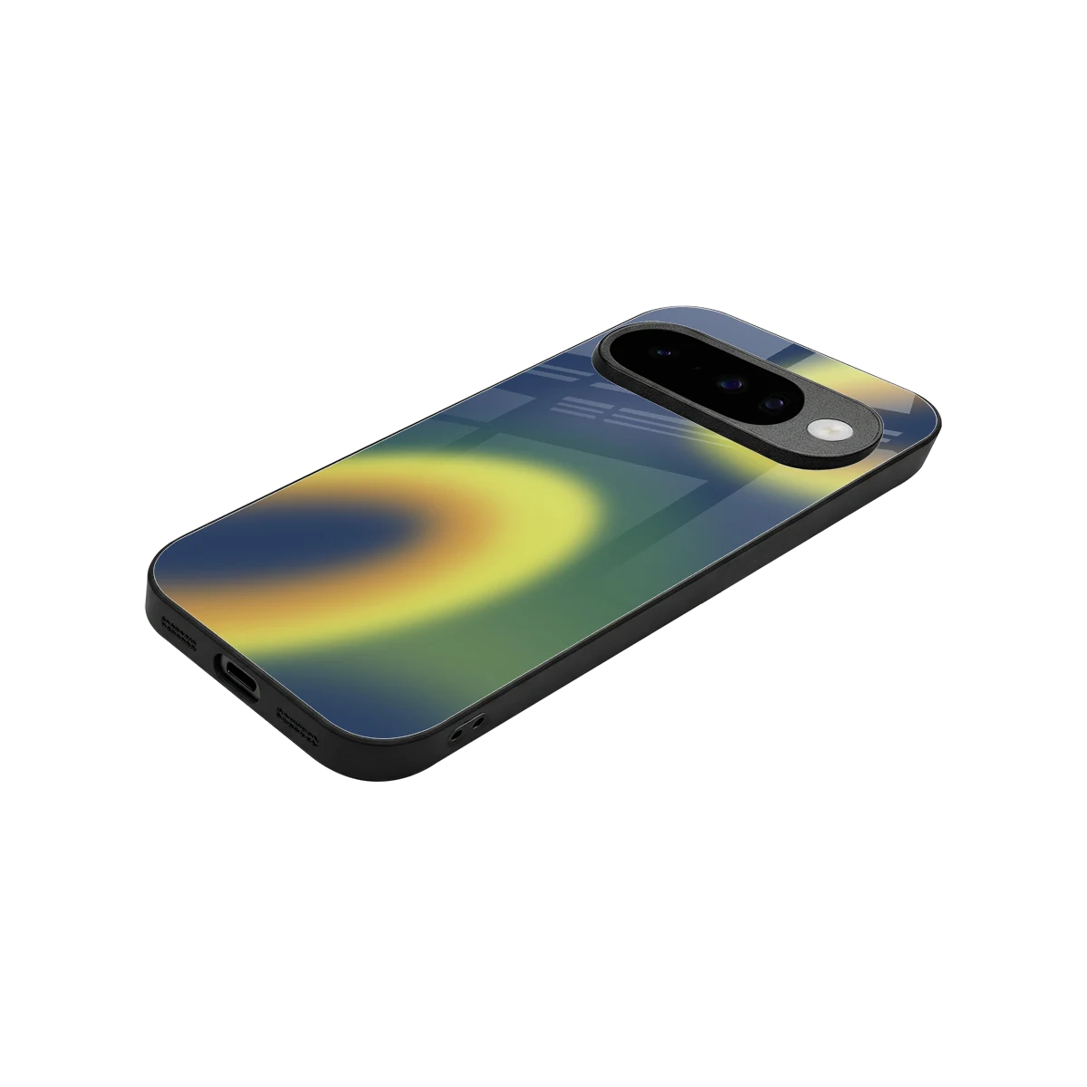 Aqua Sunset stylish phone case for google pixel 10 | glossy glass and slim fit