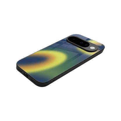 Aqua Sunset stylish phone case for google pixel 10 | glossy glass and slim fit