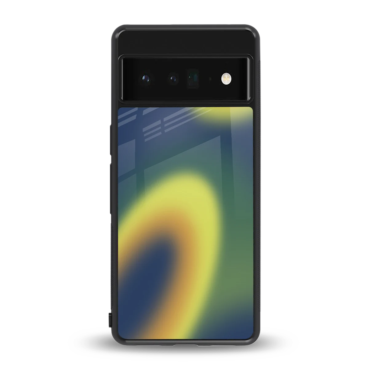 Aqua Sunset back phone cover | glass case for google pixel 6 pro