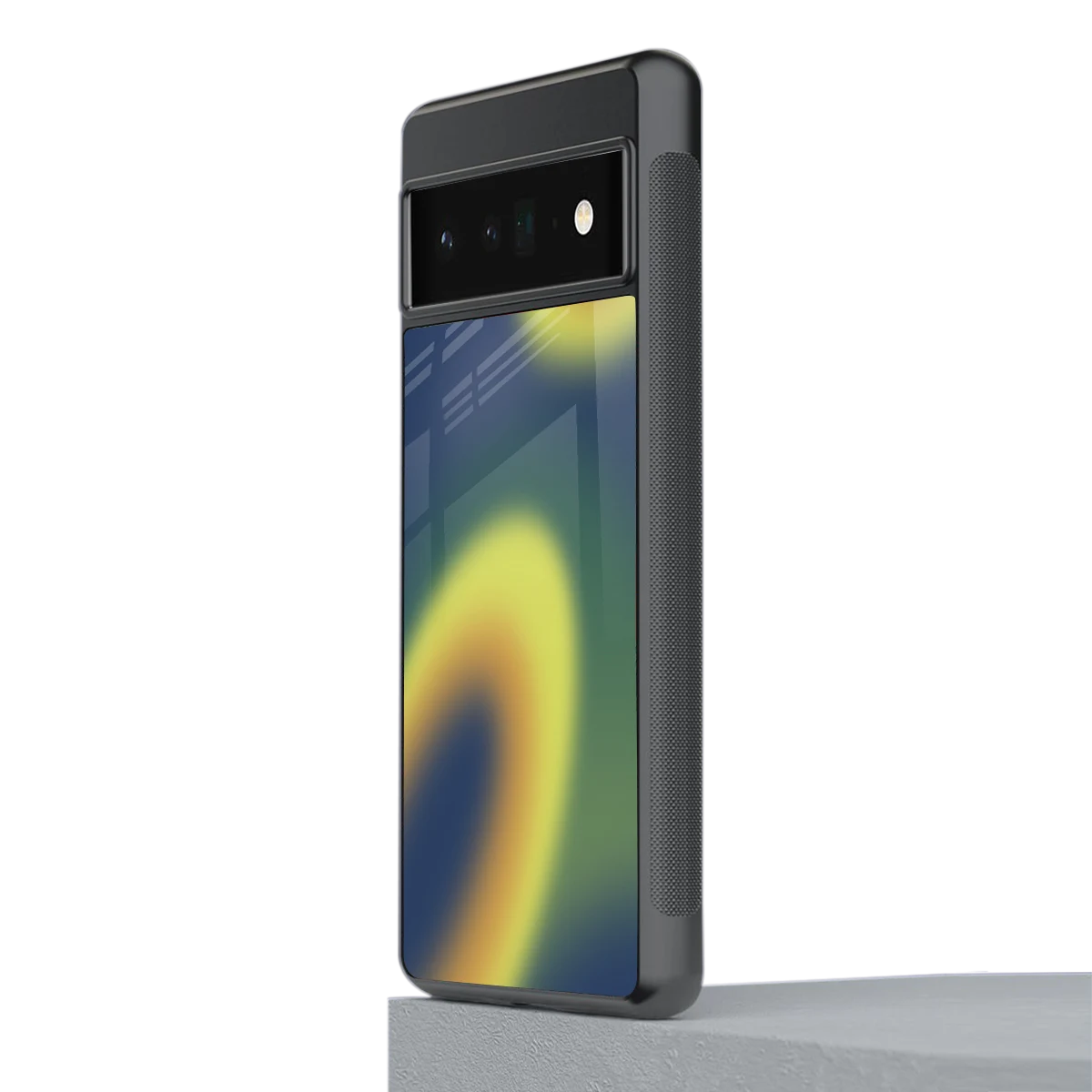 Aqua Sunset stylish phone case for google pixel 6 pro | glossy glass and slim fit