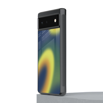 Aqua Sunset stylish phone case for google pixel 6 | glossy glass and slim fit