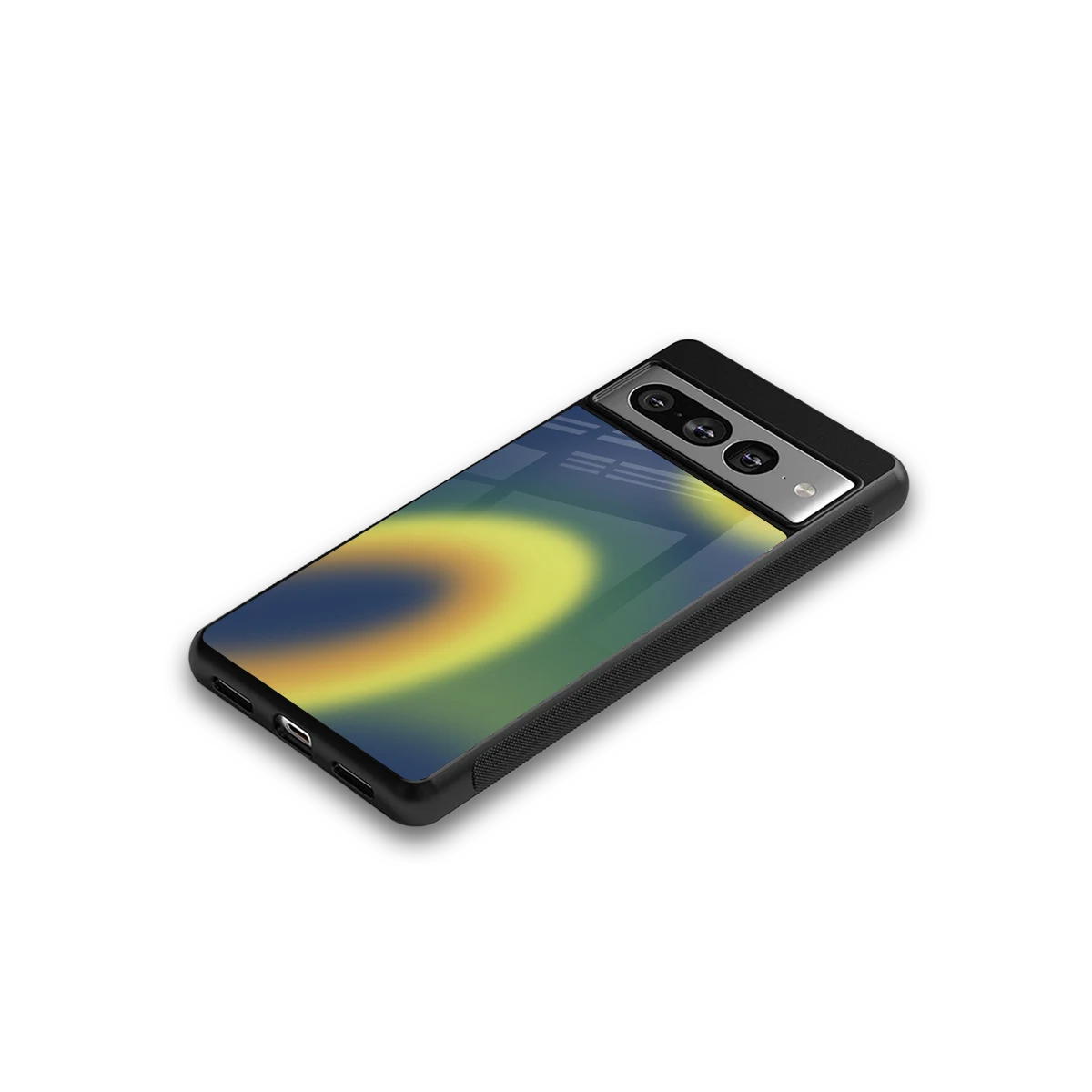 Aqua Sunset google pixel 7 pro mobile cover | shockproof glass phone case