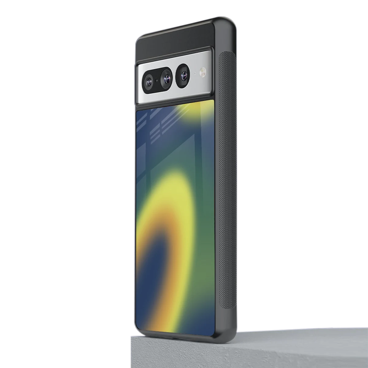 Aqua Sunset stylish phone case for google pixel 7 pro | glossy glass and slim fit