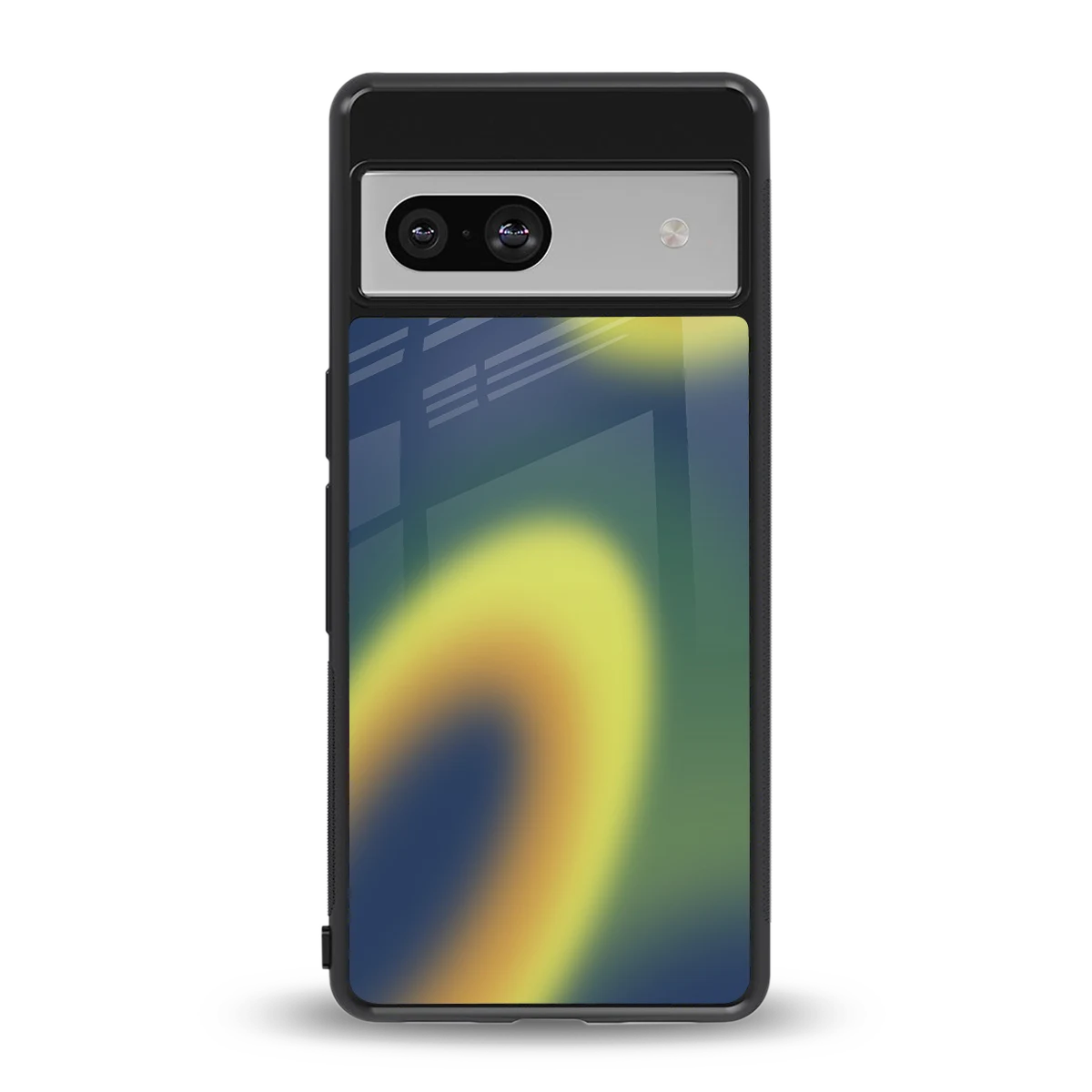 Aqua Sunset back phone cover | glass case for google pixel 7