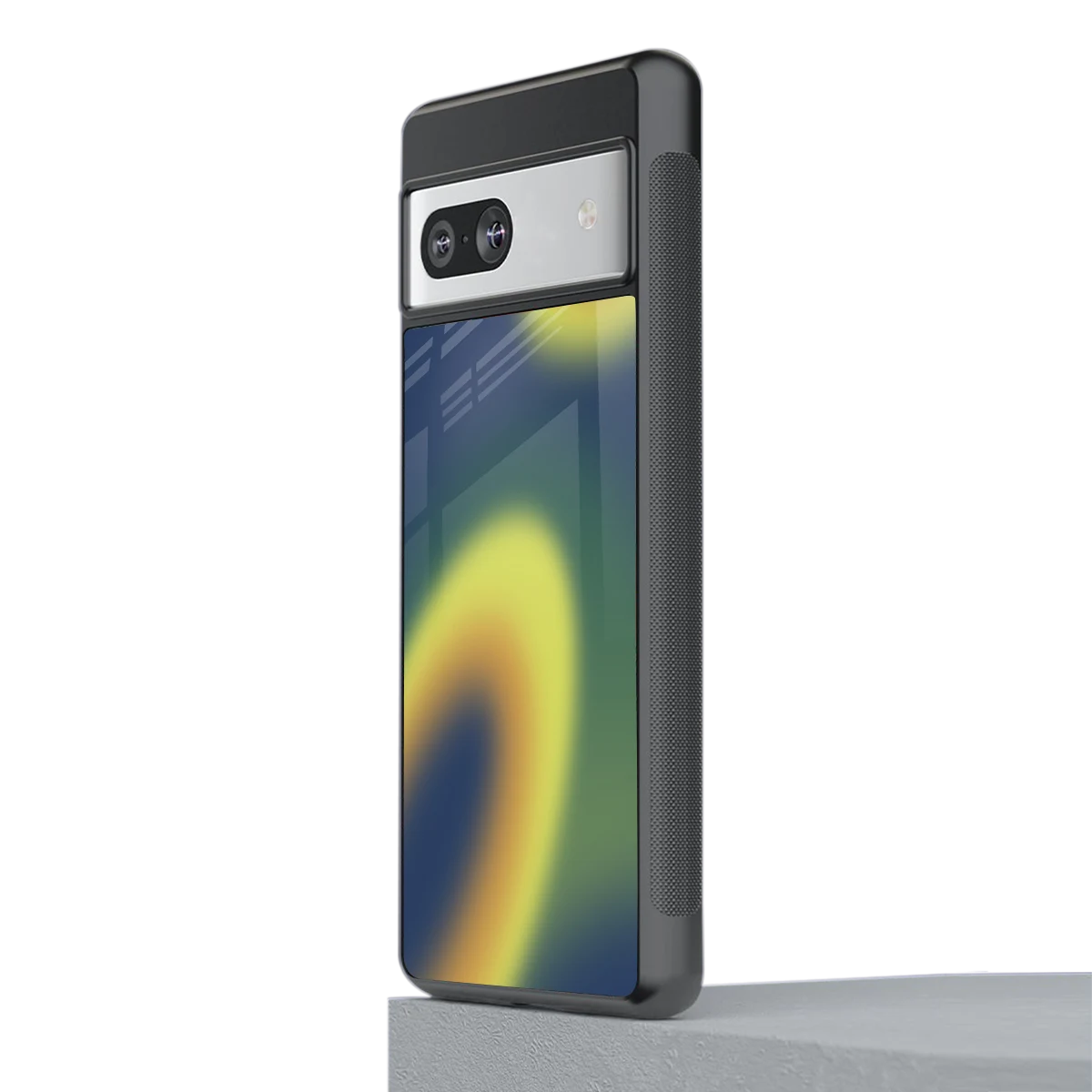 Aqua Sunset stylish phone case for google pixel 7a | glossy glass and slim fit