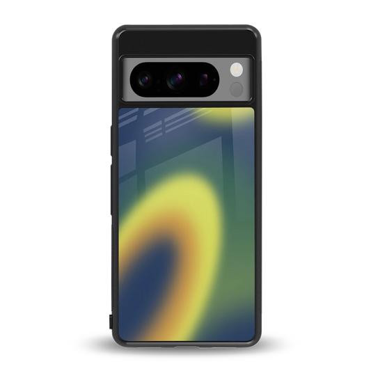 Aqua Sunset back phone cover | glass case for google pixel 8 pro