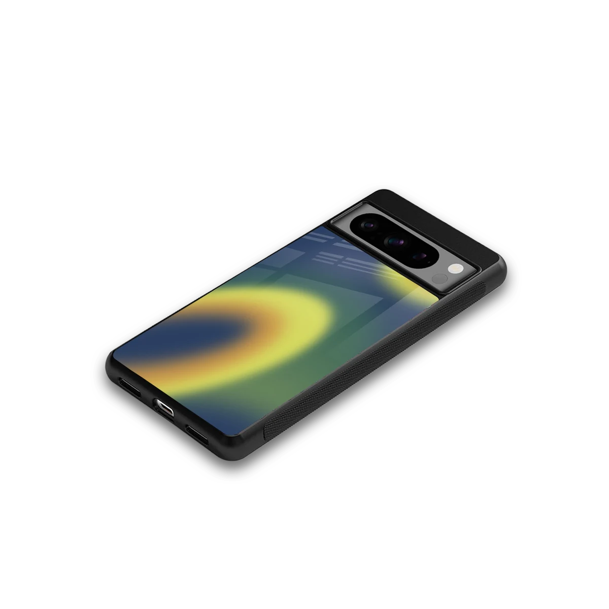 Aqua Sunset google pixel 8 pro mobile cover | shockproof glass phone case