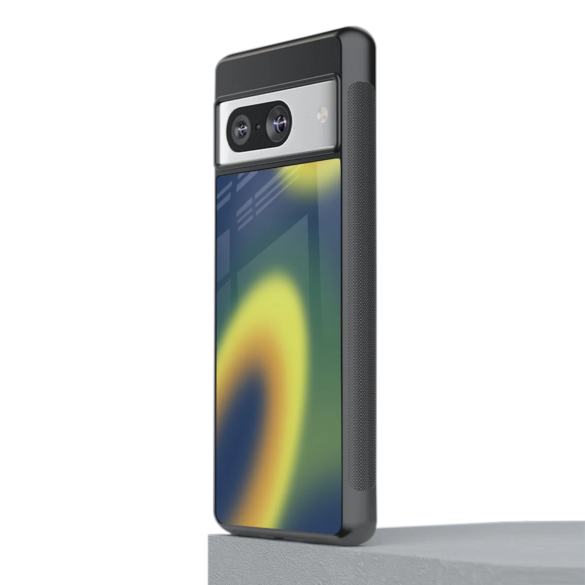 Aqua Sunset stylish phone case for google pixel 8 | glossy glass and slim fit