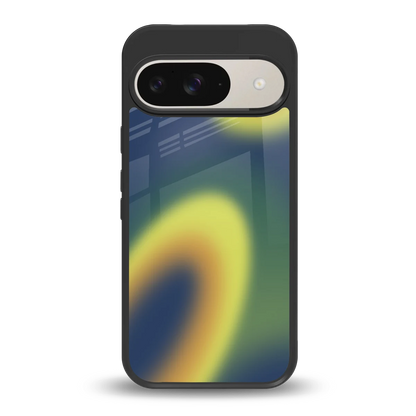 Aqua Sunset back phone cover | glass case for google pixel 9