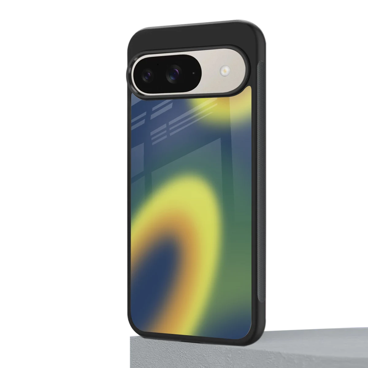Aqua Sunset google pixel 9 mobile cover | shockproof glass phone case