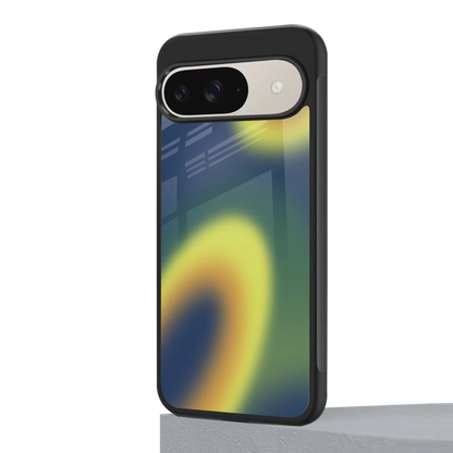 Aqua Sunset google pixel 9 mobile cover | shockproof glass phone case