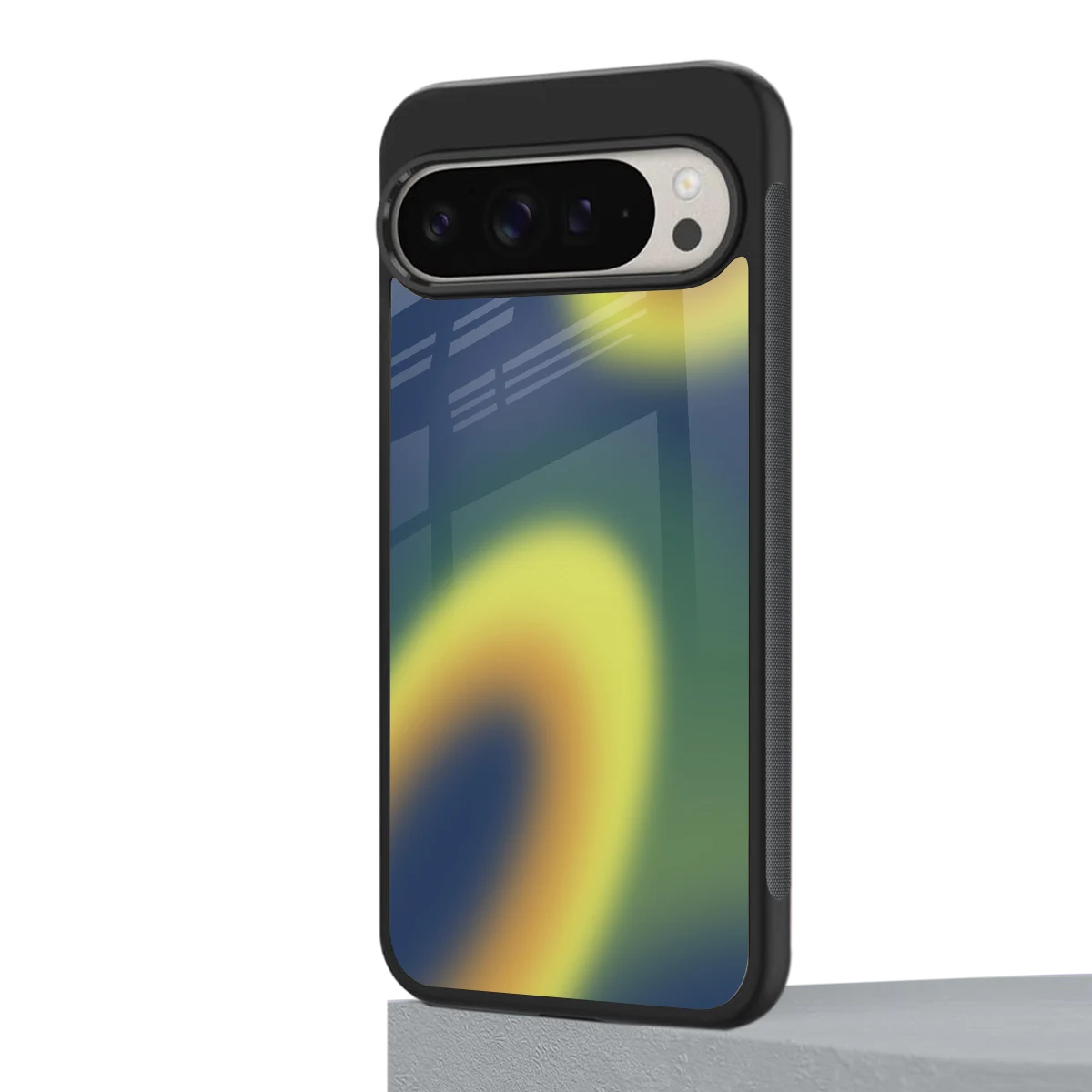 Aqua Sunset google pixel 9 pro mobile cover | shockproof glass phone case
