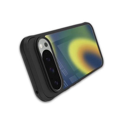 Aqua Sunset stylish phone case for google pixel 9 pro xl | glossy glass and slim fit