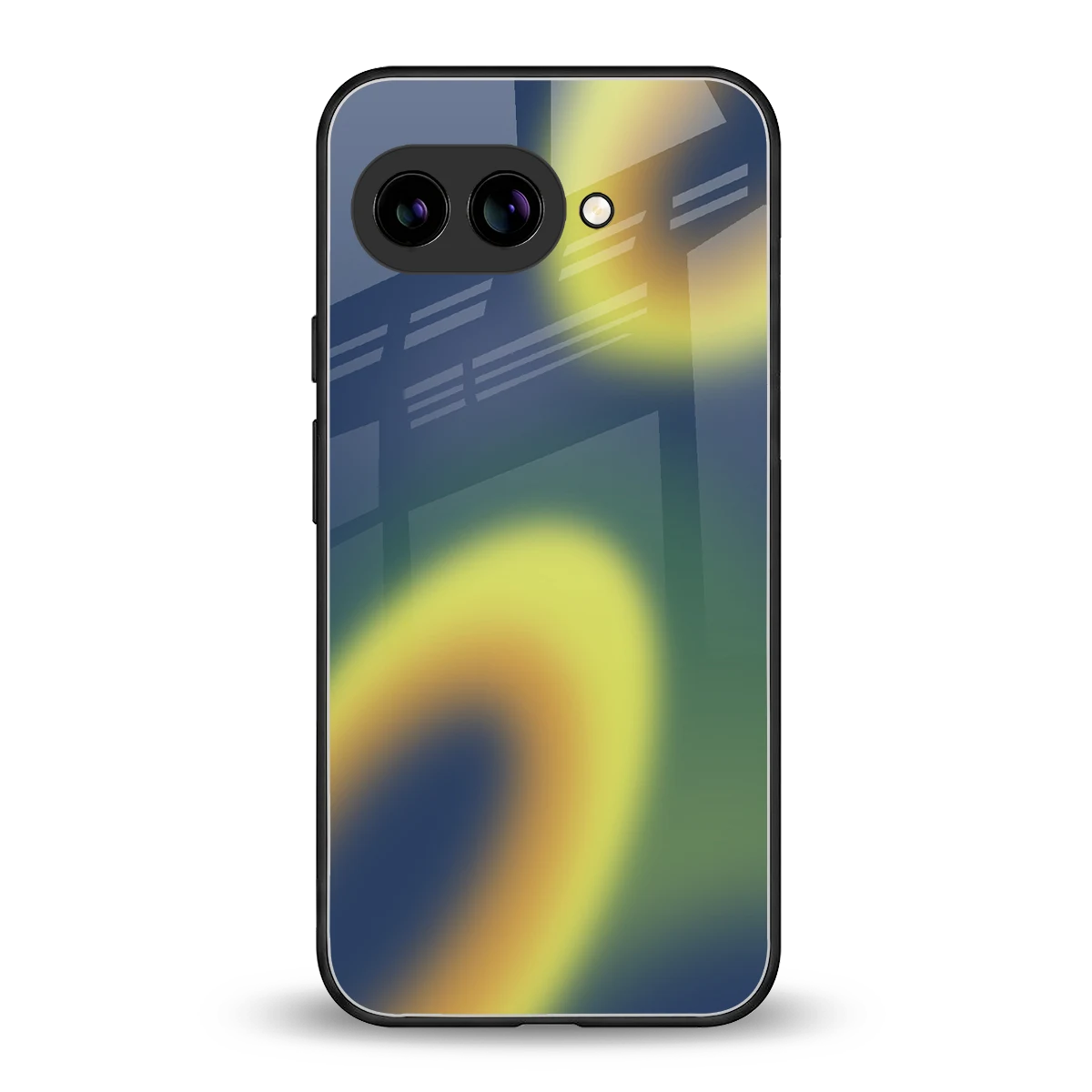 Aqua Sunset back phone cover | glass case for google pixel 10a