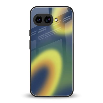 Aqua Sunset back phone cover | glass case for google pixel 10a