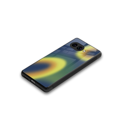 Aqua Sunset stylish phone case for google pixel 10a | glossy glass and slim fit