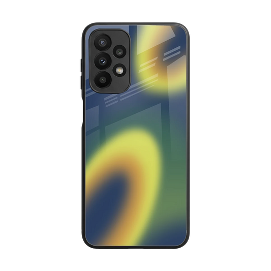 Aqua Sunset back phone cover | glass case for samsung galaxy a23