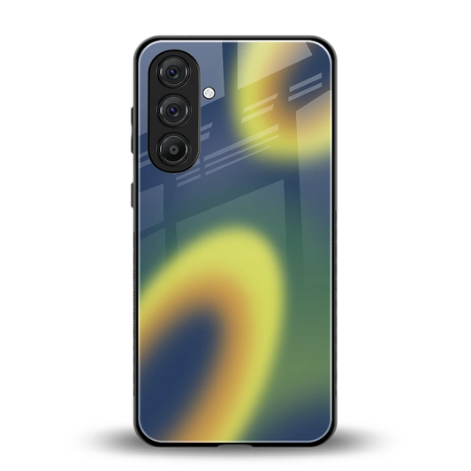 Aqua Sunset back phone cover | glass case for samsung galaxy m36 5g