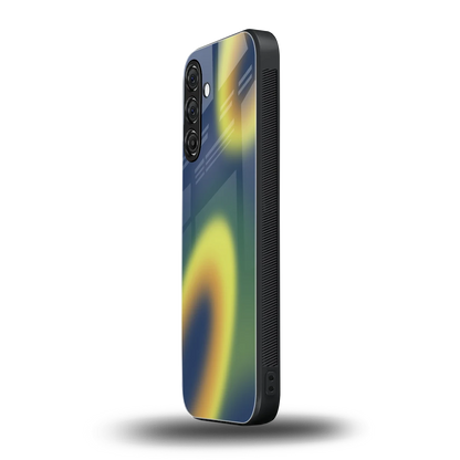 Aqua Sunset samsung galaxy m34 5g mobile cover | shockproof glass phone case